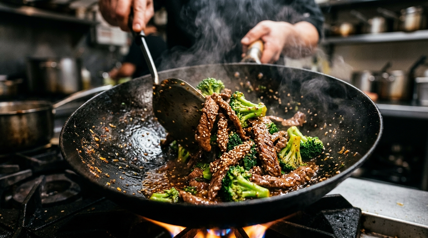 Garlic Butter Ribeye Steak Strips with Asparagus